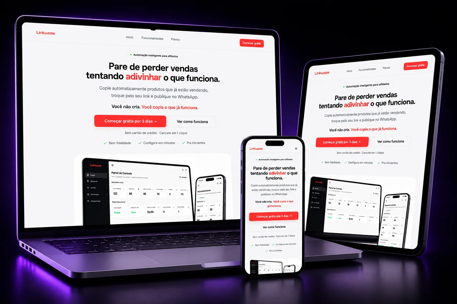 Linkwaze — Automação inteligente para afiliados